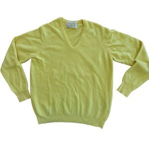 Cashmere Sweater, Braemar, V neck long sleeve, men's 40 UK/ Lg US